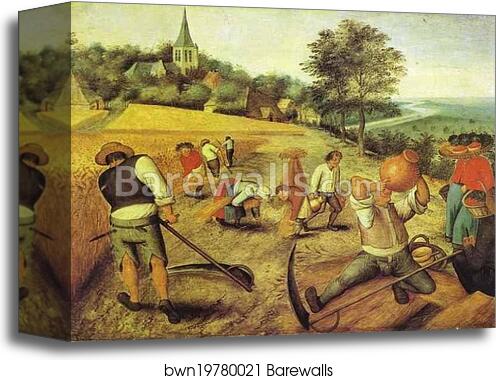 Summer by Pieter Brueghel The Younger, Canvas Print