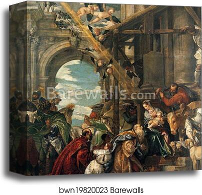The Adoration of the Kings by Paolo Veronese, Canvas Print