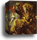 St. George and the Dragon by Peter Paul Rubens, Canvas Print