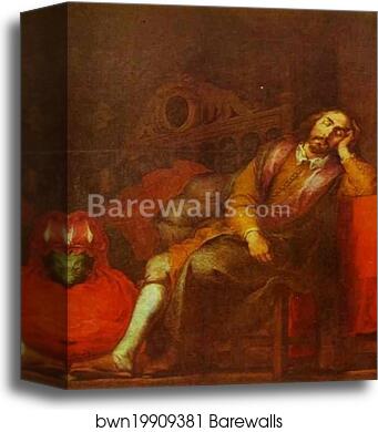 The Dream of the Patrician. Detail by Bartolomé Esteban Murillo, Canvas Print