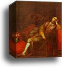 The Dream of the Patrician. Detail by Bartolomé Esteban Murillo, Canvas Print