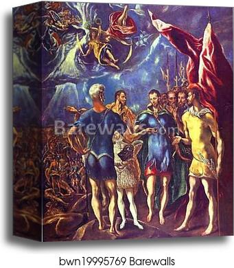 The Martyrdom of St. Maurice by El Greco, Canvas Print