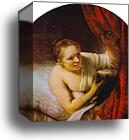 Hendrickje in Bed by Rembrandt Harmenszoon Van Rijn, Canvas Print