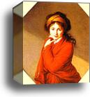 Portrait of Countess Varvara Golovina by Louise-Elisabeth Vigée-Lebrun, Canvas Print