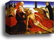 Lamentation of Christ by Rogier Van Der Weyden, Canvas Print