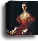 Portrait of Lucrezia Panciatichi by Agnolo Bronzino, Canvas Print