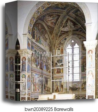 Cycle of St. Augustine by Benozzo Gozzoli, Canvas Print