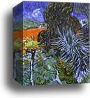 Dr. Gachet's Garden at Auvers-sur-Oise by Vincent Van Gogh, Canvas Print