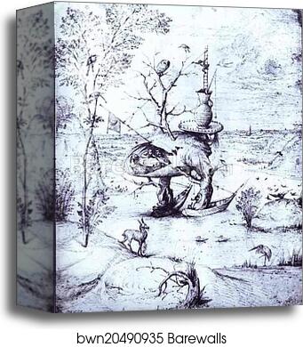 The Tree Man by Hieronymus Bosch, Canvas Print