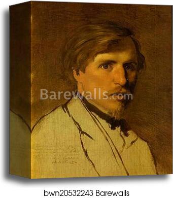 Portrait of the Artist Illarion Prianishnikov by Vasily Perov, Canvas Print Portrait of the Artist Illarion Prianishnikov by Vasily Perov, Canvas Print