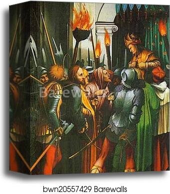 The Passion of Christ. Detail by Hans Holbein The Younger, Canvas Print
