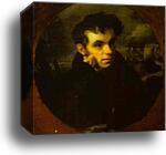 Portrait of the Poet V. A. Zhukovsky by Orest Kiprensky, Canvas Print