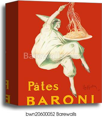 Pâtes Baroni by Leonetto Cappiello, Canvas Print