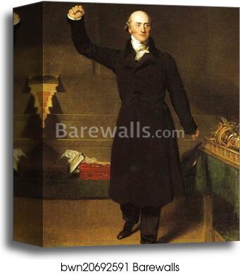George Canning, MP (1770-1827) by Sir Thomas Lawrence, Canvas Print George Canning, MP (1770-1827) by Sir Thomas Lawrence, Canvas Print