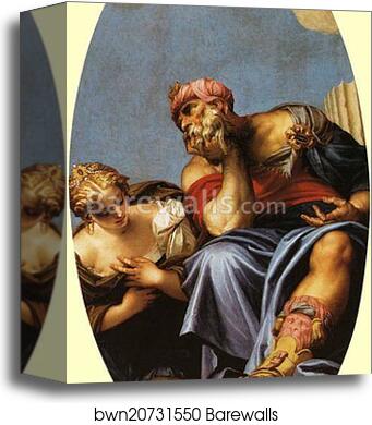 Old Man Wearing a Turban by Paolo Veronese, Canvas Print