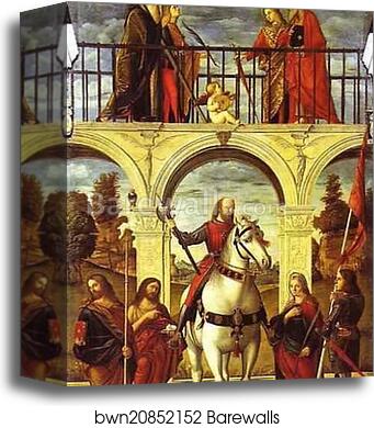 Glory of St. Vitalis by Vittore Carpaccio, Canvas Print