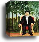 Portrait of Joseph Brummer by Henri Rousseau, Canvas Print