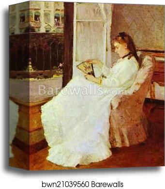 The Artist's Sister at a Window by Berthe Morisot, Canvas Print The Artist's Sister at a Window by Berthe Morisot, Canvas Print