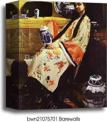 Purple and Rose: The Lange Lijzen of the Six Marks by James Abbott Mcneill Whistler, Canvas Print Purple and Rose: The Lange Lijzen of the Six Marks by James Abbott Mcneill Whistler, Canvas Print