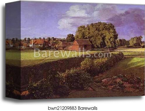 Golding Constable's Flower Garden by John Constable, Canvas Print Golding Constable's Flower Garden by John Constable, Canvas Print