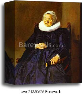 Portrait of a Woman by Frans Hals, Canvas Print