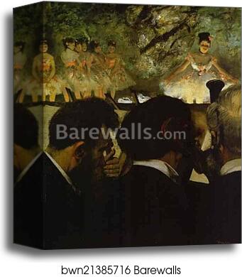 Orchestra Musicians by Edgar Degas, Canvas Print