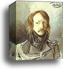 Portrait of A. P. Lanskoy by Alexander Orlowski, Canvas Print