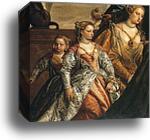 The Family of Darius Before Alexander the Great. Detail by Paolo Veronese, Canvas Print