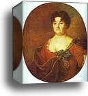 Portrait of the Princess A. P. Golitzina by Andrey Matveev, Canvas Print