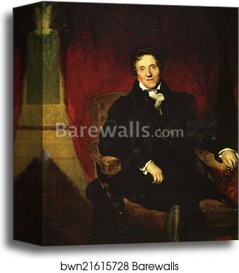 Sir John Soane RA (1753-1837) by Sir Thomas Lawrence, Canvas Print