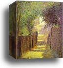 Saint-Vincent Street, Montmartre, Spring by Georges Seurat, Canvas Print