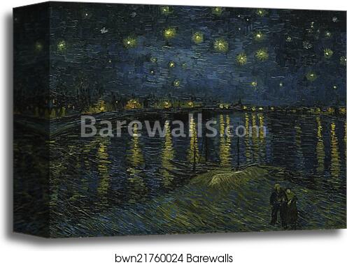 Starry Night by Vincent Van Gogh, Canvas Print