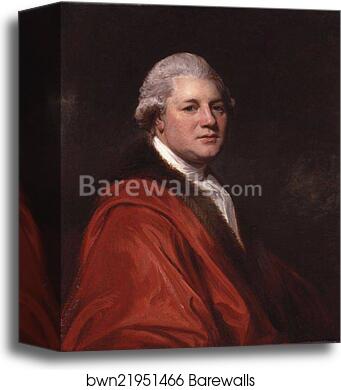 James MacPherson by George Romney, Canvas Print