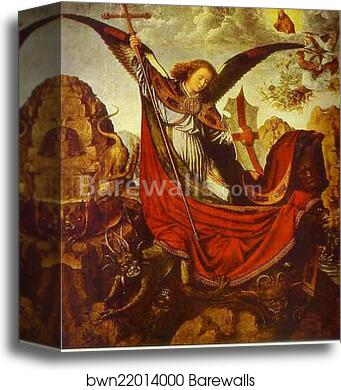 Altar of Archangel Michael by Gerard David, Canvas Print