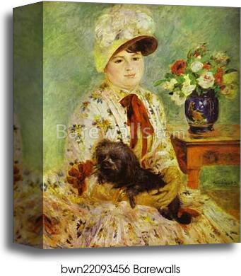 Portrait of Madame Hagen by Pierre-Auguste Renoir, Canvas Print