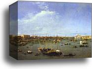 The Basin of St. Mark by Giovanni Antonio Canale, Called Canaletto, Canvas Print