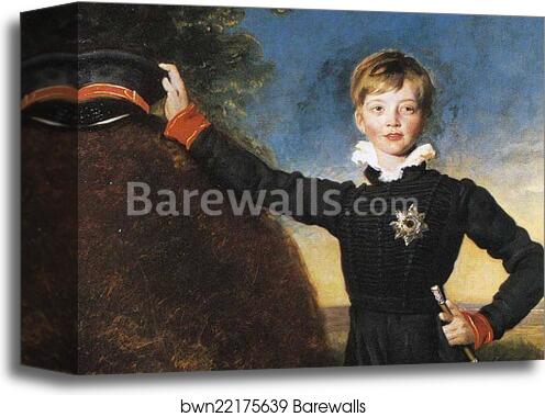 Prince George of Cumberland (1819-78). Detail by Sir Thomas Lawrence, Canvas Print Prince George of Cumberland (1819-78). Detail by Sir Thomas Lawrence, Canvas Print