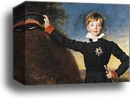 Prince George of Cumberland (1819-78). Detail by Sir Thomas Lawrence, Canvas Print