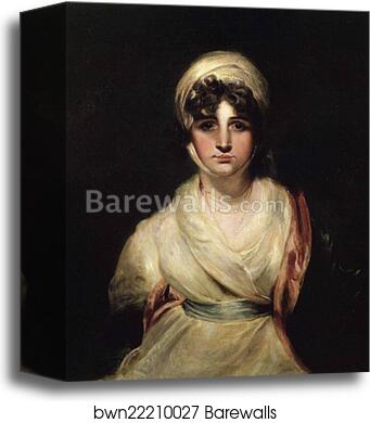 Sarah Siddons by Sir Thomas Lawrence, Canvas Print
