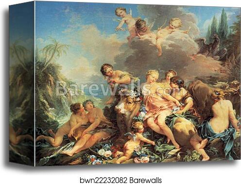 Rape of Europa by François Boucher, Canvas Print
