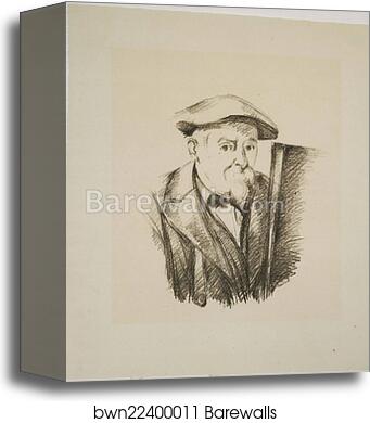Self-Portrait by Paul Cézanne, Canvas Print
