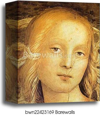 The Almighty with Prophets and Sibyls. Detail by Pietro Perugino, Canvas Print The Almighty with Prophets and Sibyls. Detail by Pietro Perugino, Canvas Print