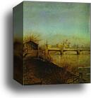 View of the Moscow Kremlin. Spring by Alexey Savrasov, Canvas Print