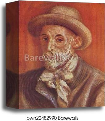 Self-Portrait by Pierre-Auguste Renoir, Canvas Print