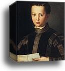 Portrait of Francesco de'Medici by Agnolo Bronzino, Canvas Print