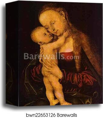 Virgin and Child by Lucas Cranach The Elder, Canvas Print