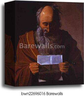 St. Paul by Georges De La Tour, Canvas Print