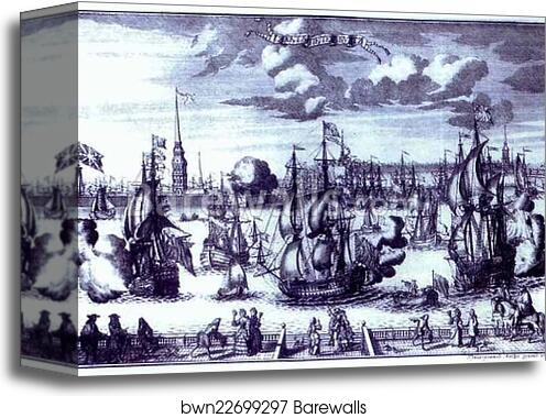 St. Petersburg. View of the SS. Peter and Paul Fortress by Alexey Zubov, Canvas Print