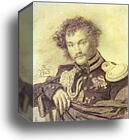 Portrait of M. P. Lanskoy by Orest Kiprensky, Canvas Print