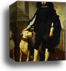 Portrait of Andres de Andrade-i-la Col by Bartolomé Esteban Murillo, Canvas Print
